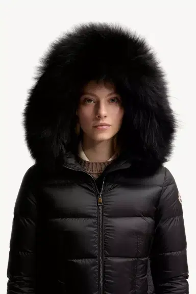 Moncler Boedic Hooded Shearling-trimmed Long Down Jacket | Thumbnail 7 Moncler Boedic Hooded Shearling-trimmed Long Down Jacket | Thumbnail 7