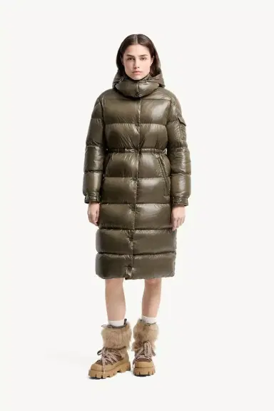 Moncler Cavettaz Hooded Long Down Jacket | Thumbnail 5 Moncler Cavettaz Hooded Long Down Jacket | Thumbnail 5