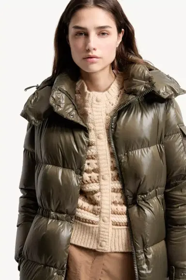 Moncler Cavettaz Hooded Long Down Jacket | Thumbnail 7 Moncler Cavettaz Hooded Long Down Jacket | Thumbnail 7