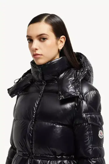 Moncler Cavettaz Hooded Long Down Jacket | Thumbnail 4 Moncler Cavettaz Hooded Long Down Jacket | Thumbnail 4