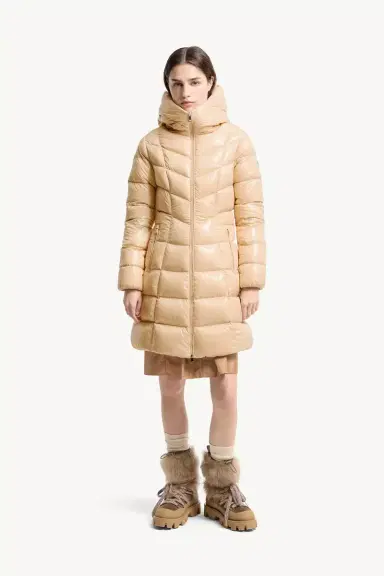 Moncler Marusse Hooded Mid-length Down Jacket | Thumbnail 5 Moncler Marusse Hooded Mid-length Down Jacket | Thumbnail 5