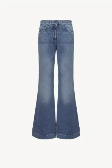 Moncler Wide Leg Denim Jeans | Thumbnail 2 Moncler Wide Leg Denim Jeans | Thumbnail 2