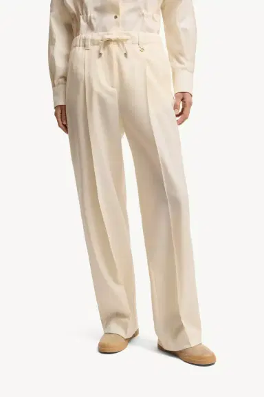 Moncler Wool Gabardine Tailored Pants | Thumbnail 5 Moncler Wool Gabardine Tailored Pants | Thumbnail 5