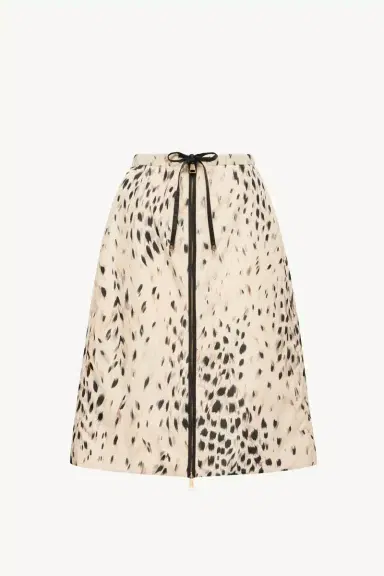 Moncler Animalier Print Padded Knee-length Skirt | Thumbnail 2