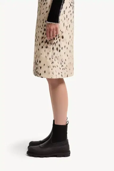 Moncler Animalier Print Padded Knee-length Skirt | Thumbnail 4