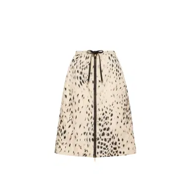 Moncler Animalier Print Padded Knee-length Skirt | Thumbnail 1