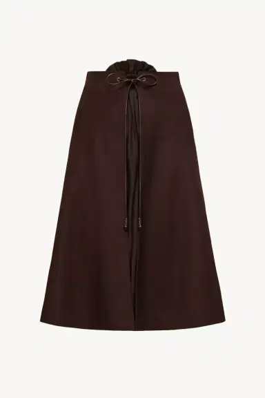 Moncler Wool Gabardine Midi Skirt | Thumbnail 2 Moncler Wool Gabardine Midi Skirt | Thumbnail 2