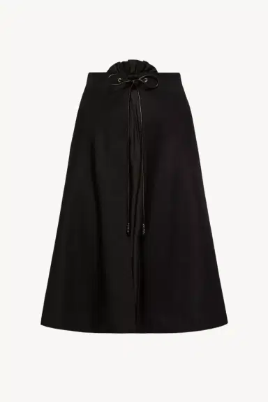 Moncler Wool Gabardine Midi Skirt | Thumbnail 2 Moncler Wool Gabardine Midi Skirt | Thumbnail 2