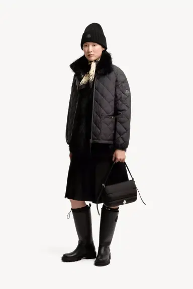 Moncler Wool Gabardine Midi Skirt | Thumbnail 3 Moncler Wool Gabardine Midi Skirt | Thumbnail 3