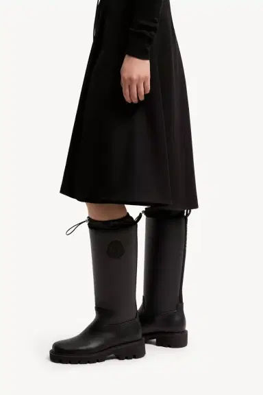 Moncler Wool Gabardine Midi Skirt | Thumbnail 4 Moncler Wool Gabardine Midi Skirt | Thumbnail 4