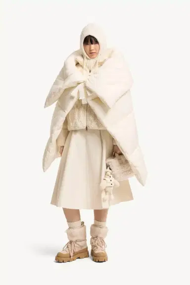 Moncler Padded Taffeta Midi Skirt | Thumbnail 2 Moncler Padded Taffeta Midi Skirt | Thumbnail 2