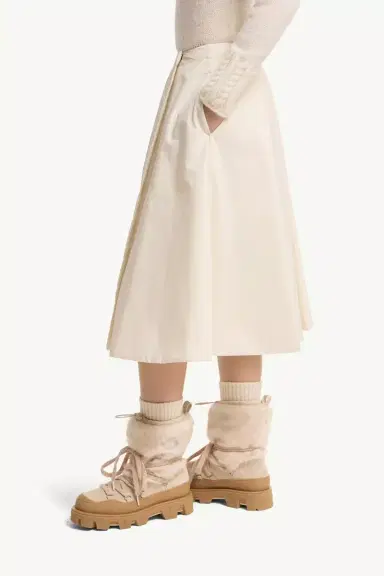 Moncler Padded Taffeta Midi Skirt | Thumbnail 3 Moncler Padded Taffeta Midi Skirt | Thumbnail 3
