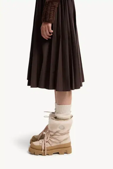 Moncler Pleated Midi Skirt | Thumbnail 4 Moncler Pleated Midi Skirt | Thumbnail 4