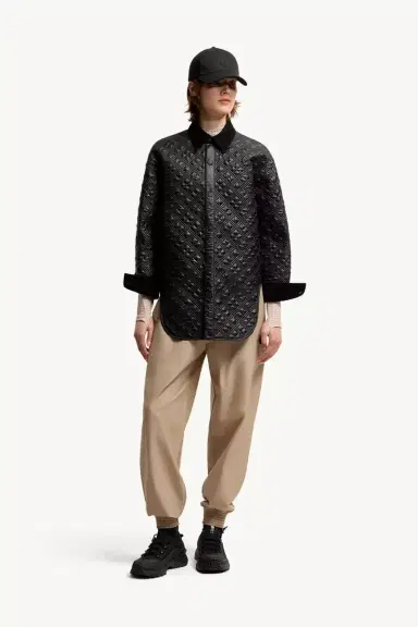 Moncler Corduroy-trimmed Padded Shirt Jacket | Thumbnail 3 Moncler Corduroy-trimmed Padded Shirt Jacket | Thumbnail 3