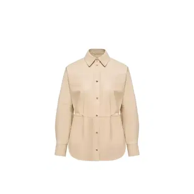Moncler Leather Long Sleeve Shirt | Thumbnail 1 Moncler Leather Long Sleeve Shirt | Thumbnail 1