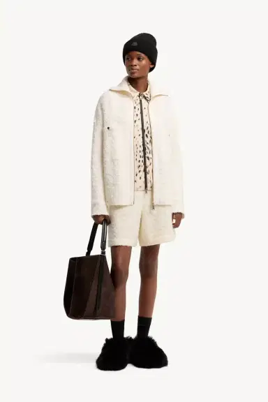 Moncler Tweed Zip-up Shirt Jacket | Thumbnail 3