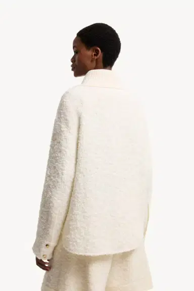 Moncler Tweed Zip-up Shirt Jacket | Thumbnail 6