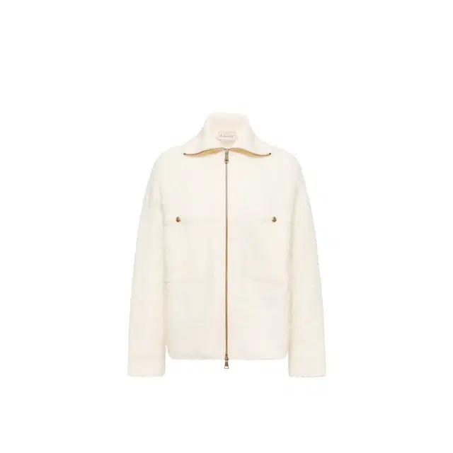 Moncler Tweed Zip-up Shirt Jacket