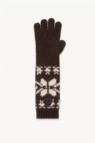 Moncler Jacquard Knit Gloves | Thumbnail 2