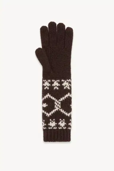Moncler Jacquard Knit Gloves | Thumbnail 4