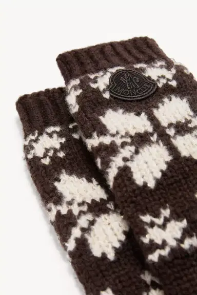 Moncler Jacquard Knit Gloves | Thumbnail 5