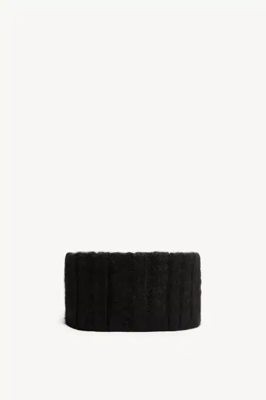 Moncler Cable Knit Alpaca Blend Headband | Thumbnail 5 Moncler Cable Knit Alpaca Blend Headband | Thumbnail 5