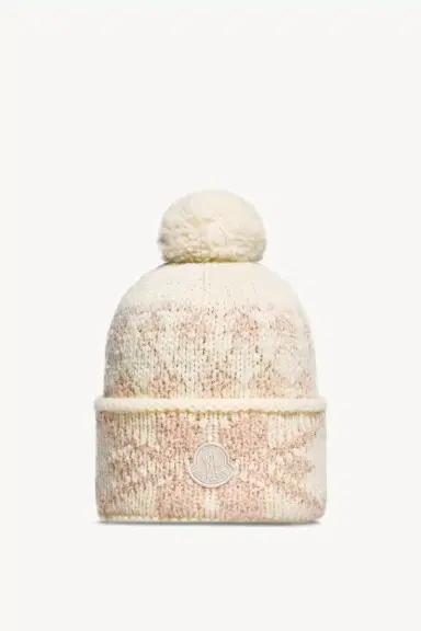 Moncler Jacquard Knit Beanie | Thumbnail 2 Moncler Jacquard Knit Beanie | Thumbnail 2