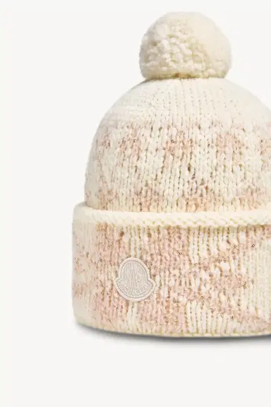 Moncler Jacquard Knit Beanie | Thumbnail 4 Moncler Jacquard Knit Beanie | Thumbnail 4