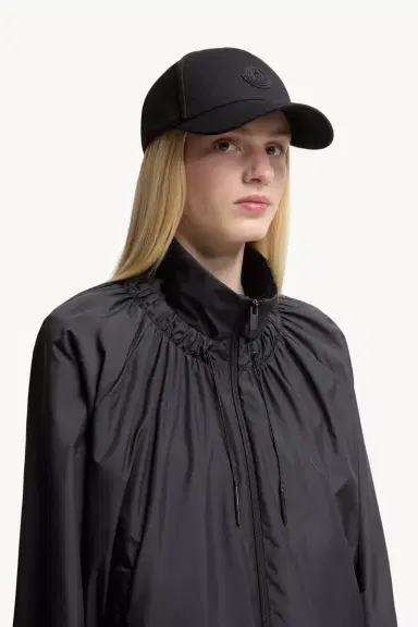 Moncler Silicone Logo Cotton Baseball Cap | Thumbnail 3 Moncler Silicone Logo Cotton Baseball Cap | Thumbnail 3