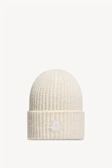Moncler Wool & Cashmere Blend Beanie | Thumbnail 2 Moncler Wool & Cashmere Blend Beanie | Thumbnail 2
