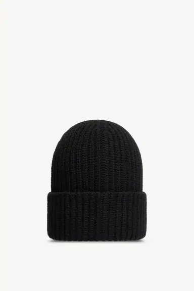 Moncler Wool & Cashmere Blend Beanie | Thumbnail 5 Moncler Wool & Cashmere Blend Beanie | Thumbnail 5