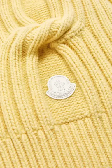 Moncler Chain Knit Wool & Cashmere Scarf | Thumbnail 5