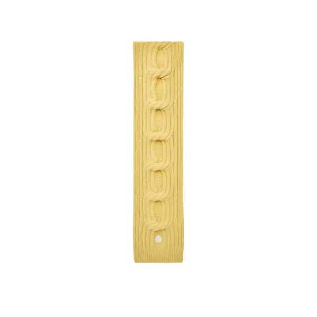 Moncler Chain Knit Wool & Cashmere Scarf