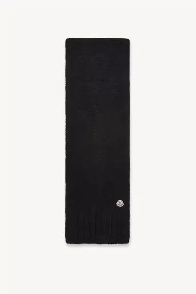 Moncler Alpaca Blend Knit Scarf | Thumbnail 2 Moncler Alpaca Blend Knit Scarf | Thumbnail 2
