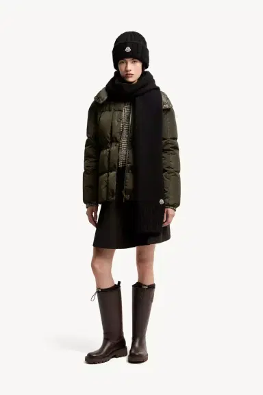 Moncler Alpaca Blend Knit Scarf | Thumbnail 3 Moncler Alpaca Blend Knit Scarf | Thumbnail 3