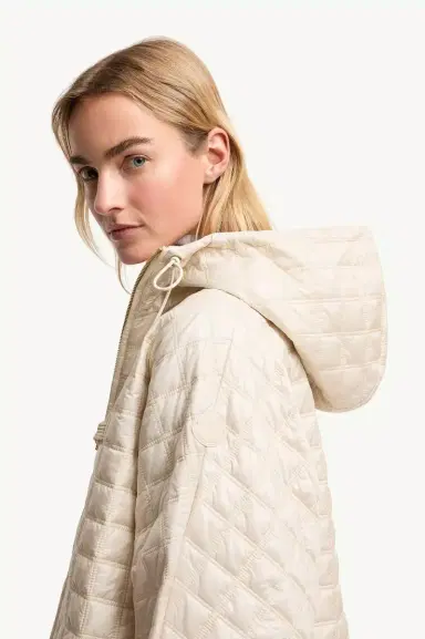 Moncler Hooded Square-quilted Padded Cape | Thumbnail 4 Moncler Hooded Square-quilted Padded Cape | Thumbnail 4