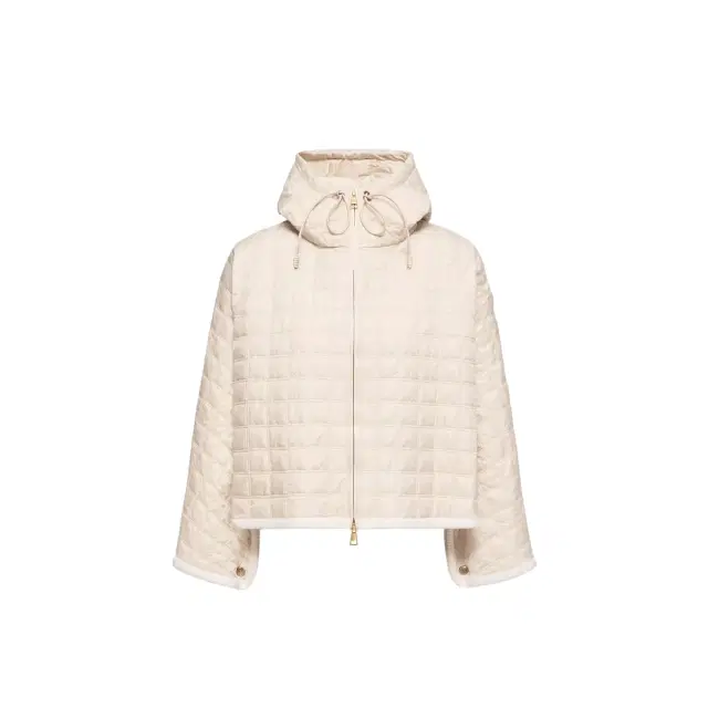Moncler Hooded Square-quilted Padded Cape