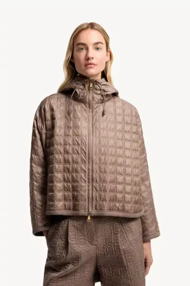 Moncler Hooded Square-quilted Padded Cape | Thumbnail 5 Moncler Hooded Square-quilted Padded Cape | Thumbnail 5