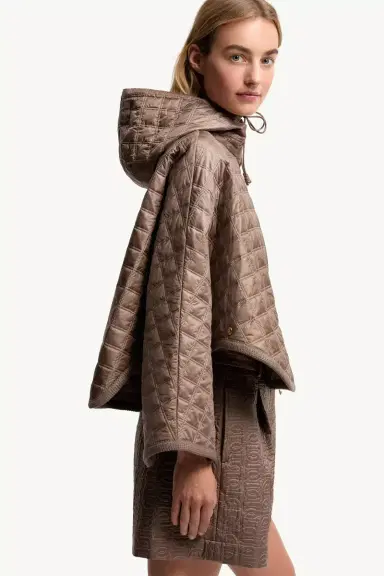 Moncler Hooded Square-quilted Padded Cape | Thumbnail 7 Moncler Hooded Square-quilted Padded Cape | Thumbnail 7