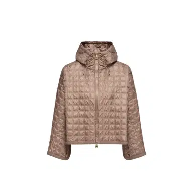 Moncler Hooded Square-quilted Padded Cape | Thumbnail 1 Moncler Hooded Square-quilted Padded Cape | Thumbnail 1