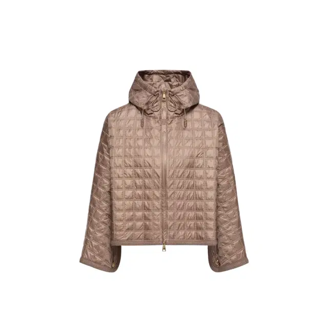 Moncler Hooded Square-quilted Padded Cape