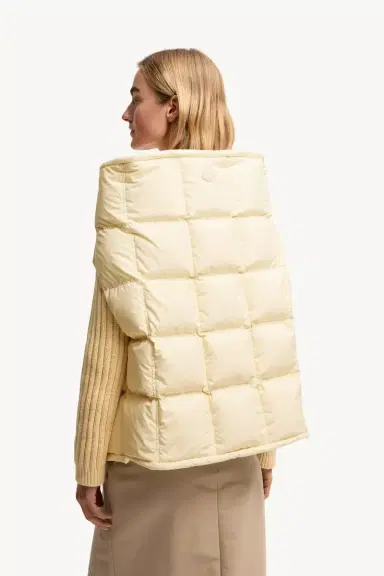 Moncler Asymmetrical Down Cape | Thumbnail 6