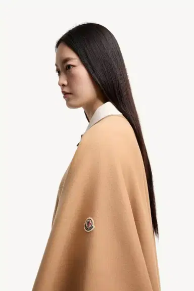 Moncler Padded Wool Blend Cape | Thumbnail 4