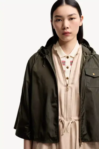 Moncler Hooded Cape | Thumbnail 8 Moncler Hooded Cape | Thumbnail 8