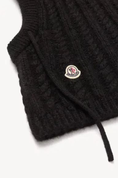 Moncler Cable Knit Alpaca Blend Balaclava | Thumbnail 4 Moncler Cable Knit Alpaca Blend Balaclava | Thumbnail 4