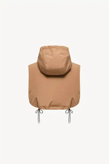 Moncler Teddy Fleece Hooded Padded Bib | Thumbnail 5 Moncler Teddy Fleece Hooded Padded Bib | Thumbnail 5