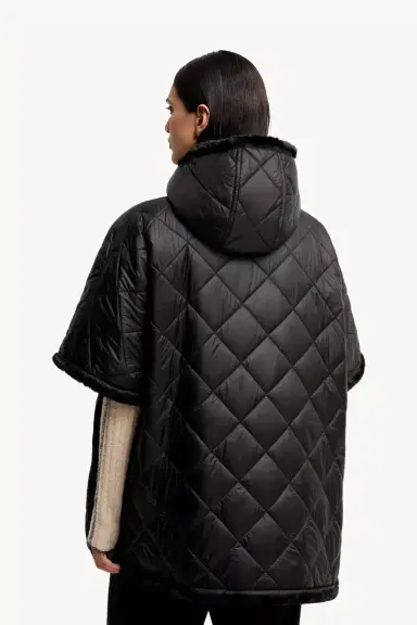 Moncler Reversible Hooded Cape | Thumbnail 6 Moncler Reversible Hooded Cape | Thumbnail 6