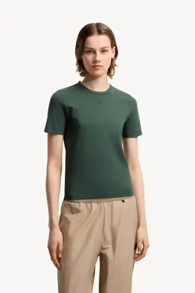 Moncler Logo Cotton Jersey T-shirt | Thumbnail 4 Moncler Logo Cotton Jersey T-shirt | Thumbnail 4