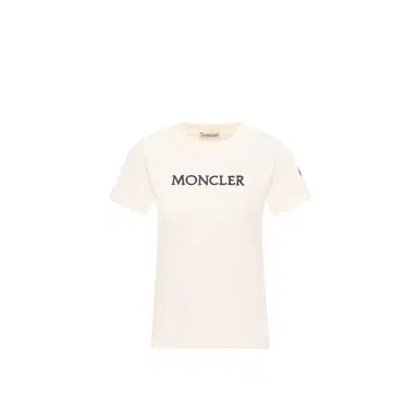 Moncler Embroidered Tonal Logo Cotton T-shirt | Thumbnail 1