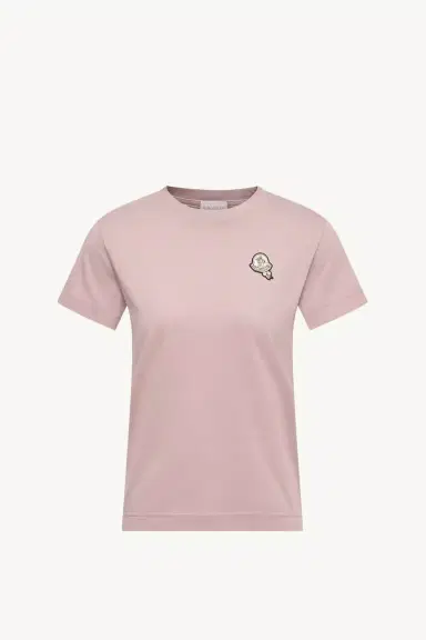 Moncler Logo Patch Cotton T-shirt | Thumbnail 2
